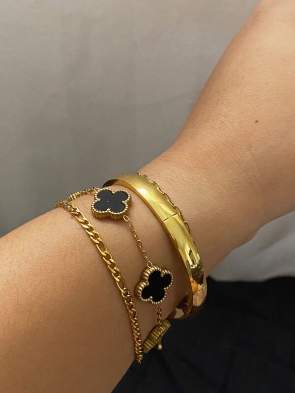 Gold Figaro Bracelet |  3MM