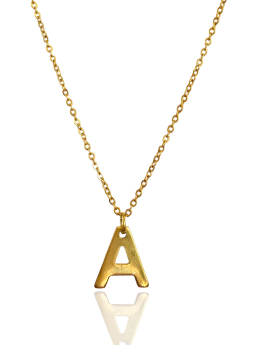 Gold Initial Necklace