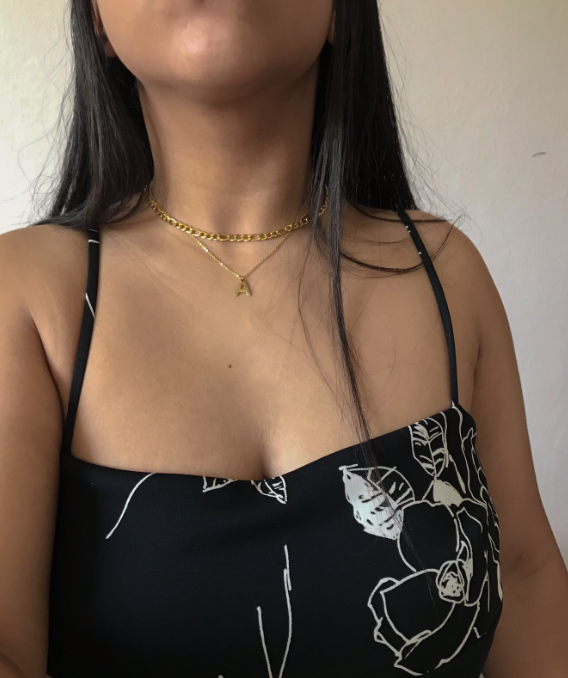 Gold Initial Necklace