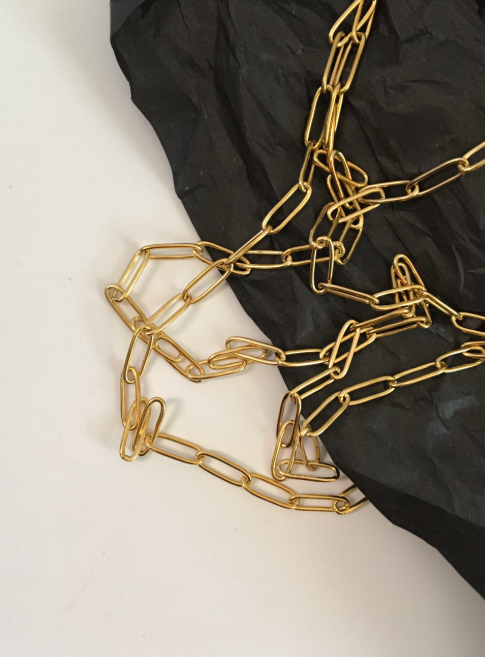 Paperclip Chain | Gold