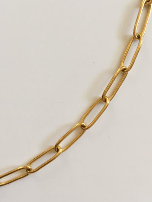 Paperclip Chain | Gold