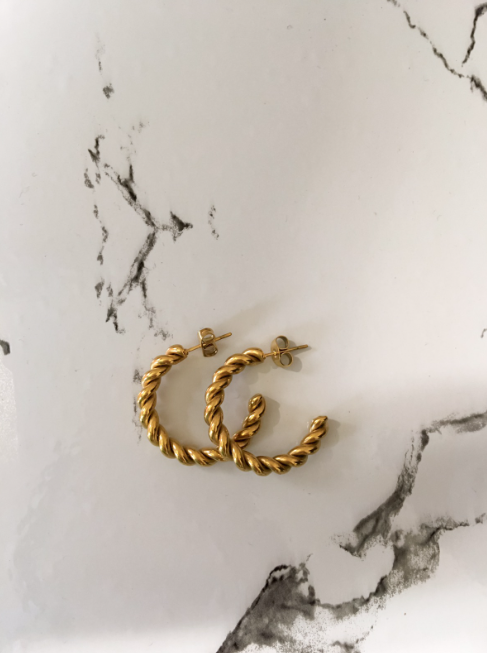 Twisted Over Me Hoops