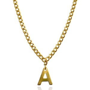Gold Initial • Cuban Chain