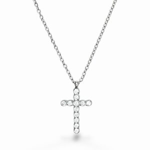 La Saint Cross Necklace | Silver