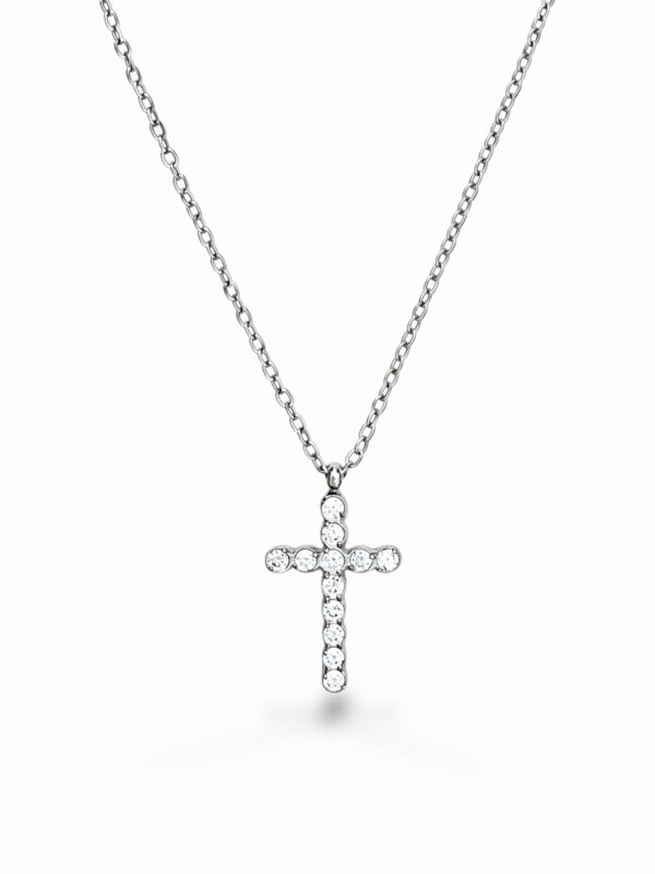 La Saint Cross Necklace | Silver