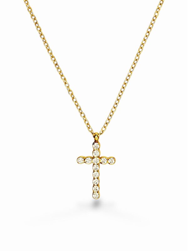 La Saint Cross Necklace | Silver