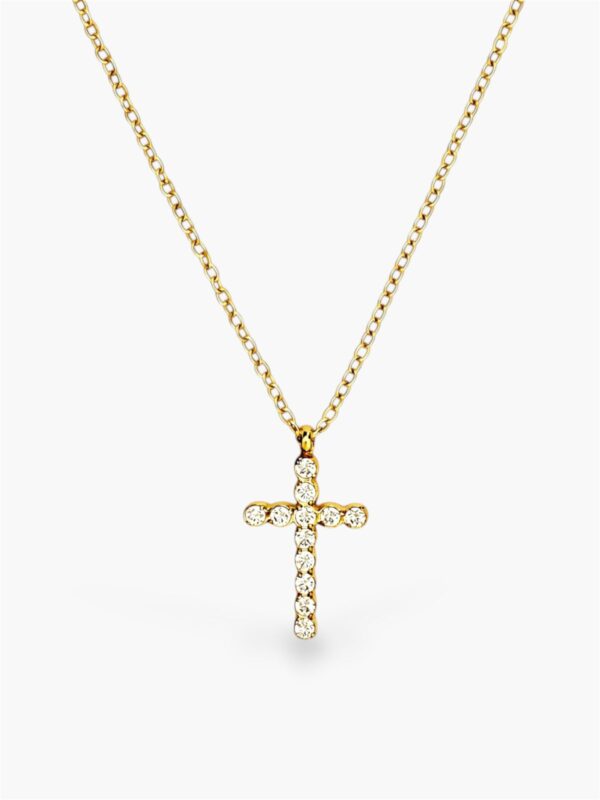 La Saint Cross Necklace | Gold